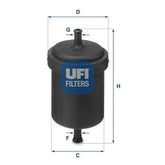 Tempra Benzin Filtresi 1991-1999 Ufi 71736101